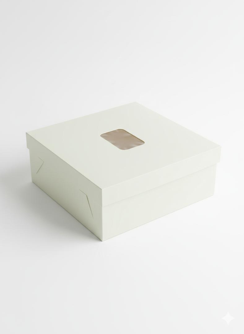 10-Inch Cake Box – 5-Inch Height (350g)