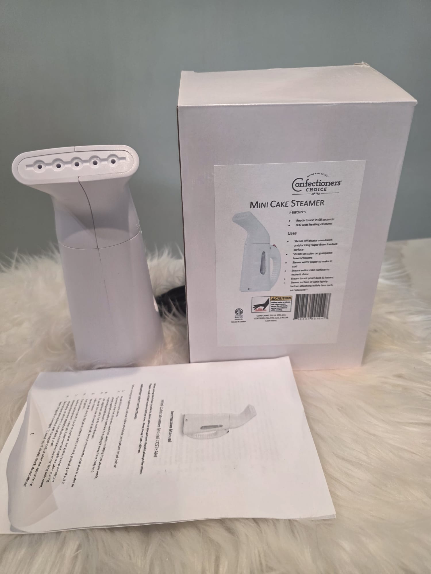 Mini Cake Steamer – Compact Fondant & Cake Smoothing Tool - Image 4